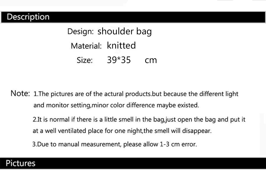 Fashion Crochet Bags for Women Summer Beach Tote Bag Aesthetic Totes Handbag Bohemian Woven Knit Shoulder Bag