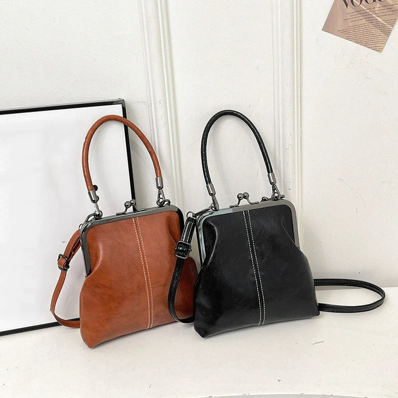 Women's Handbag Crossbody Shoulder Bags Evening Party Totes Makeup Wallet New Fashion Vintage Soft Leather Cosmetic Bag Purse