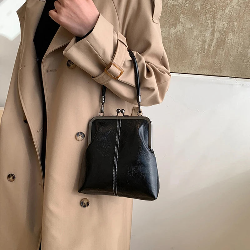 Women's Handbag Crossbody Shoulder Bags Evening Party Totes Makeup Wallet New Fashion Vintage Soft Leather Cosmetic Bag Purse