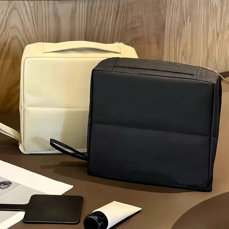 Large Capacity Travel Cosmetic Bag Multifunction Stand Upright Makeup Bag Women Toiletries Organizer Female Storage Make Up Case