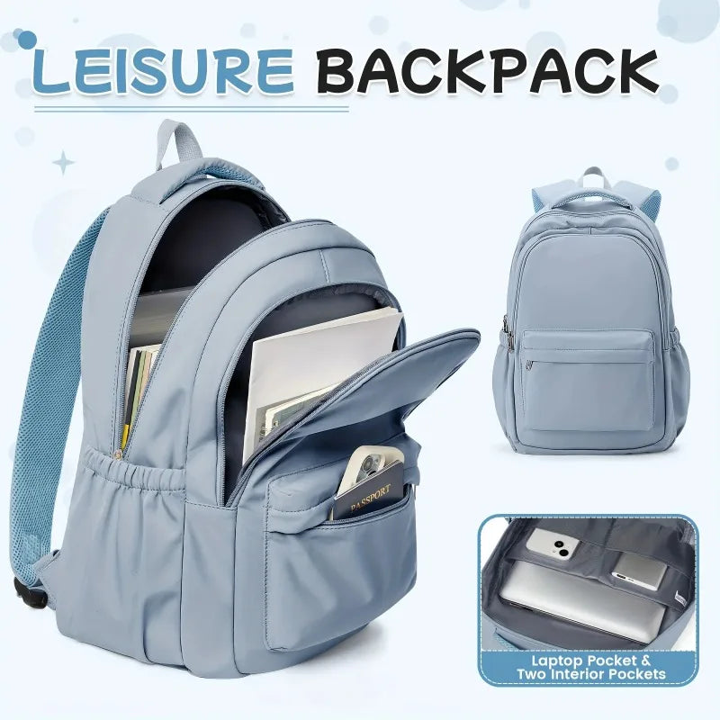 Backpack for Female College Students, High School Girls, Middle School Girls, Versatile, Suitable for Boys, Daily Outdoor Use.