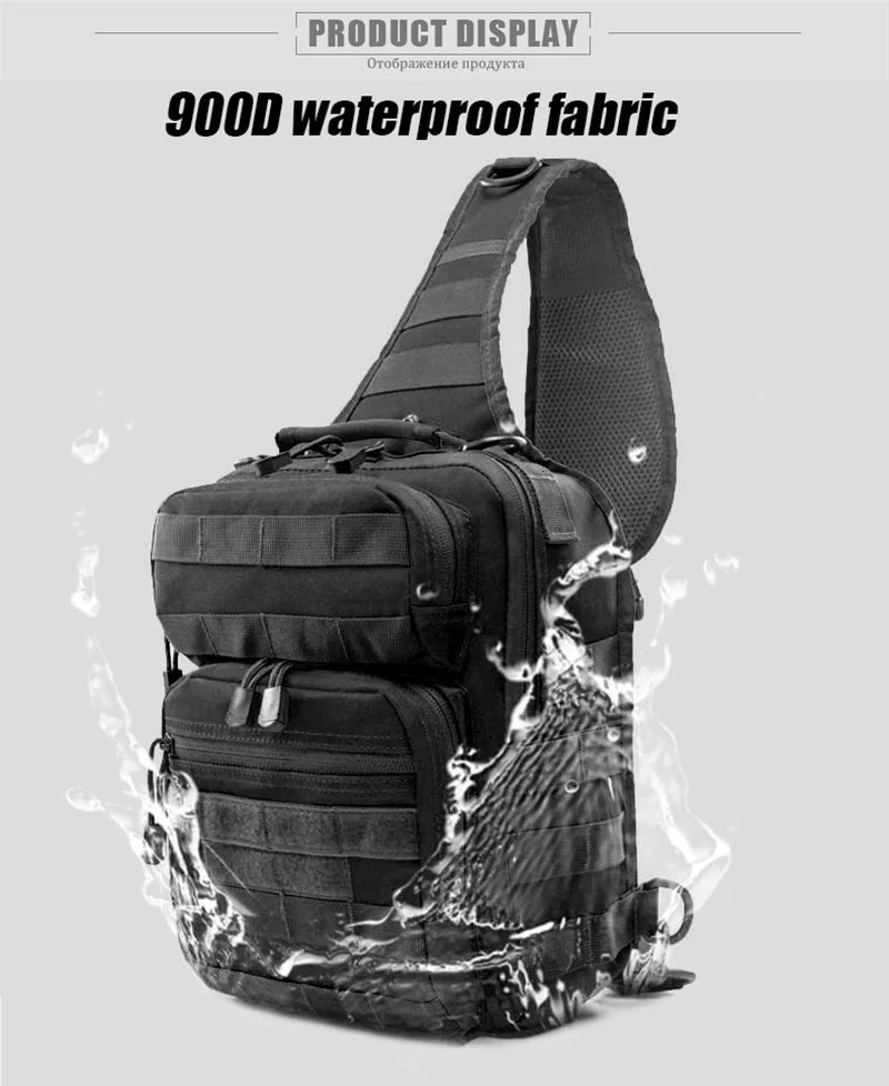 Tactical Single Shoulder Backpack Molle Assault Sling Bag Small EDC One Strap Daypack  Tactical Bags