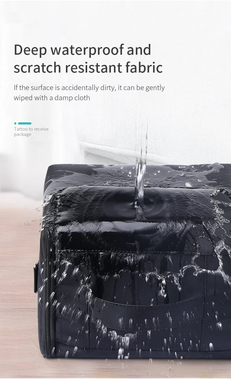 Large Makeup Carrying Train Case for Women, Travel Bag Storage Box,4 Tier Professional Nail Organizer Case with Adjustable