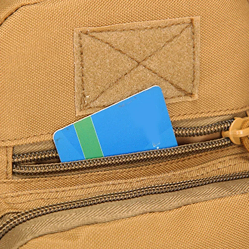 Small Outdoor Tactical Camouflage Kettle Chest Bag Men's Hiking Backpack Nylon Hunting Fishing Camo Hiking Shoulder Bag