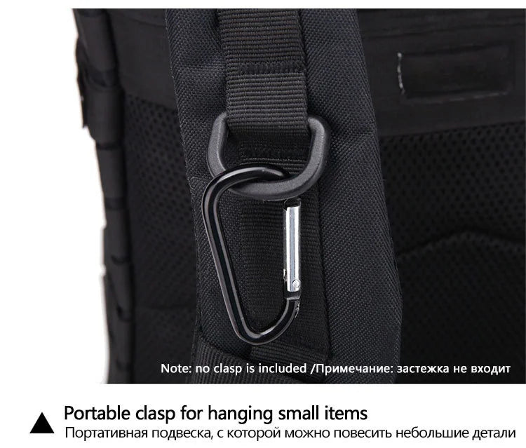 50L Man Tactical Backpacks Survival Traveling Bags Hking Outdoor 3P Assault Pack EDC Molle Pack For Trekking Hunting Bag