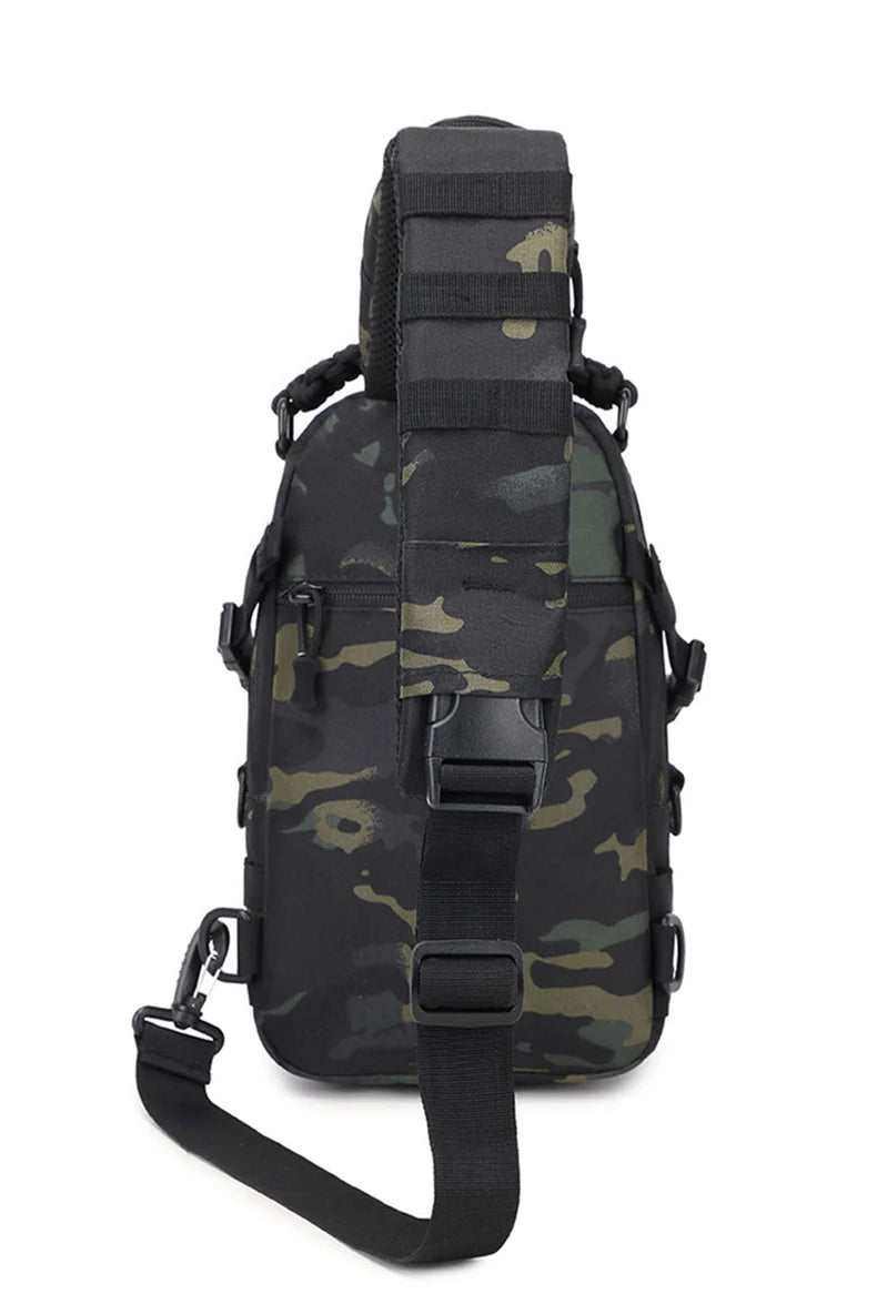 Camping Chest Bag Tactical Backpack for Men Sports Shoulder Outdoor Hiking Climbing Cycling Fishing MOLLE Sling EDC Fanny Pack