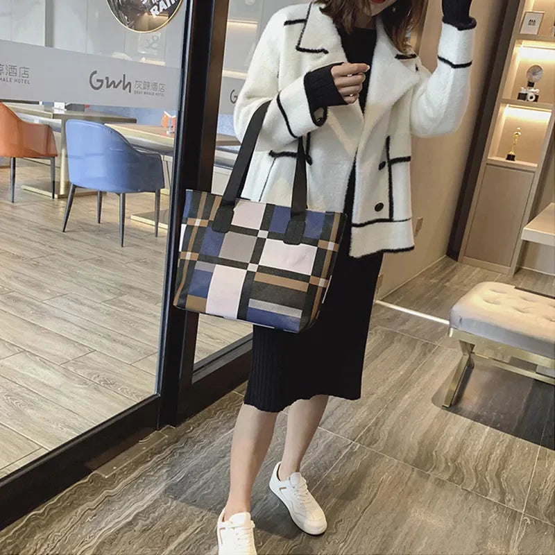 Casual Large Capacity Handbag Totes For Women Big Size Pu Leather Shoulder Bag Shopping Pack Female Daily Use Bag sac à main