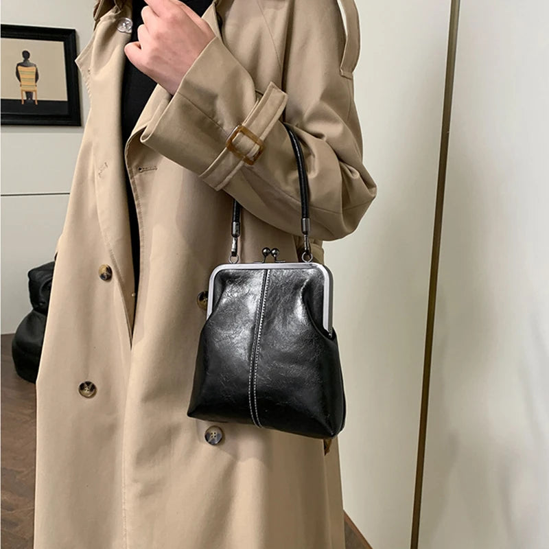 Women's Handbag Crossbody Shoulder Bags Evening Party Totes Makeup Wallet New Fashion Vintage Soft Leather Cosmetic Bag Purse