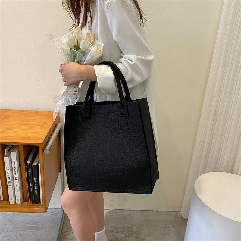 Large Capacity Cotton Shopper Tote Bags Women Shoulder Bag Ladies Casual Eco Reusable Purse and Handbag Travel Books Pack bolsa