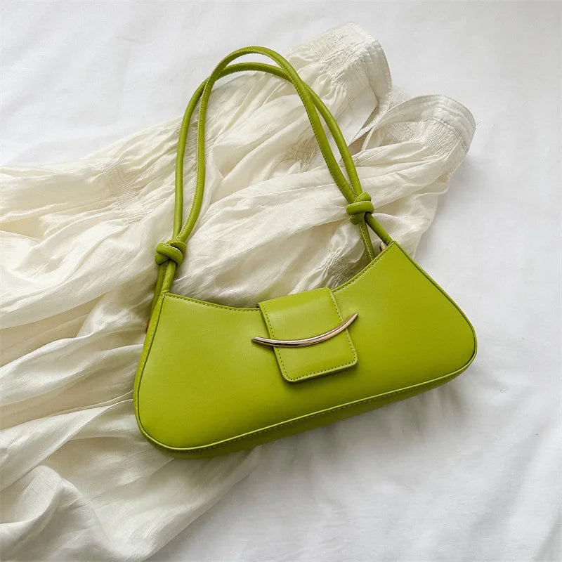 Fashion PU Leather Tote Bag, Stylish Single Handbags Shoulder Underarm Bag, Stylish Simple Cross Body Bags for Women Daily Use
