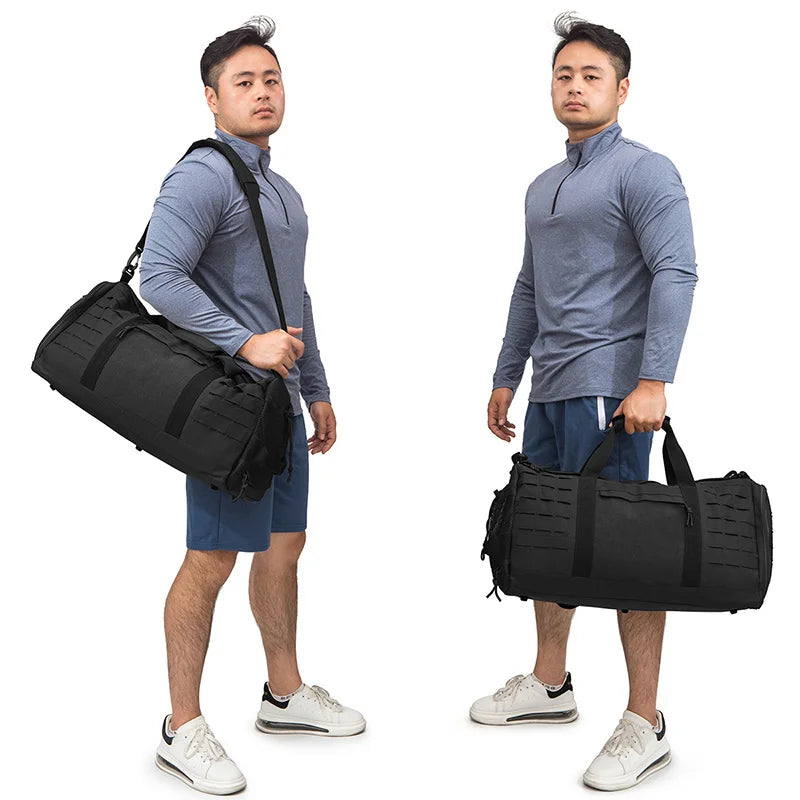 40L Sport Gym Bag Tactical Travel Duffel Bag For Men survival Fitness Duffel Bag Training Bag Basketball Weekender Bag