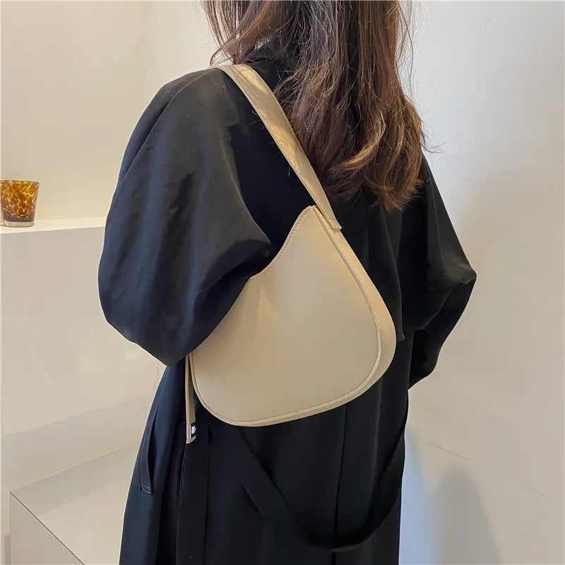 PU Leather Fashion Design Crossbody Bags For Women Summer Travel Shoulder Bags Large Capacity Handbags and Purse Armpit Hobo Bag