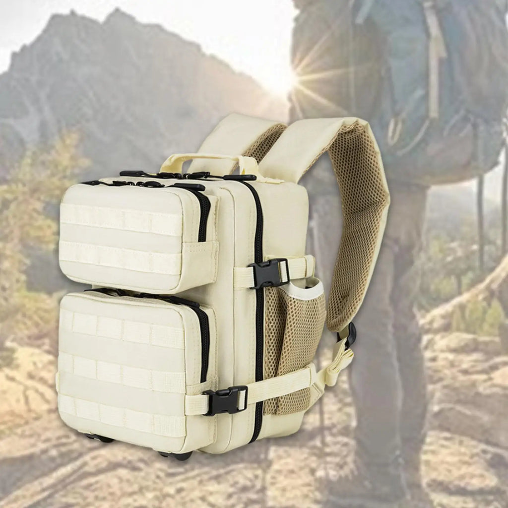 Camping Rucksack 9L Mountaineering Backpack Adjustable Strap Portable Gym Backpack for Sports Workout Travel Hiking Trekking