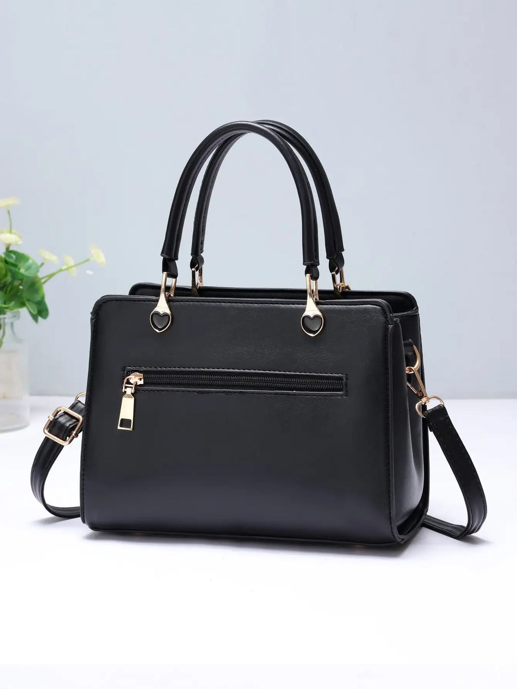 Fashionable Decorative Women's Small Square Bag, Simple Solid Color Large Capacity Handheld Crossbody Bag