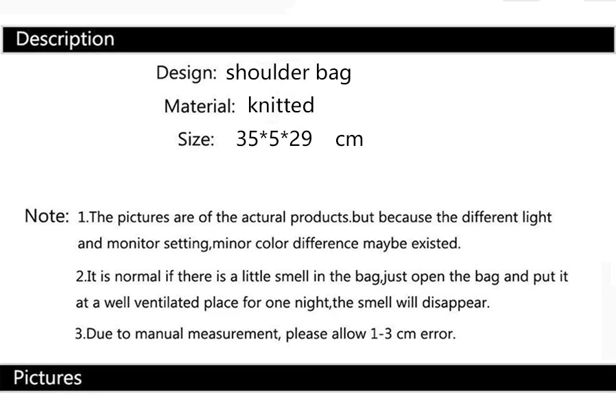 Summer Knitted Hollow Underarm Bag Women's Large Capacity Shopper Tote Bag Simple Design Casual Travel Handbags