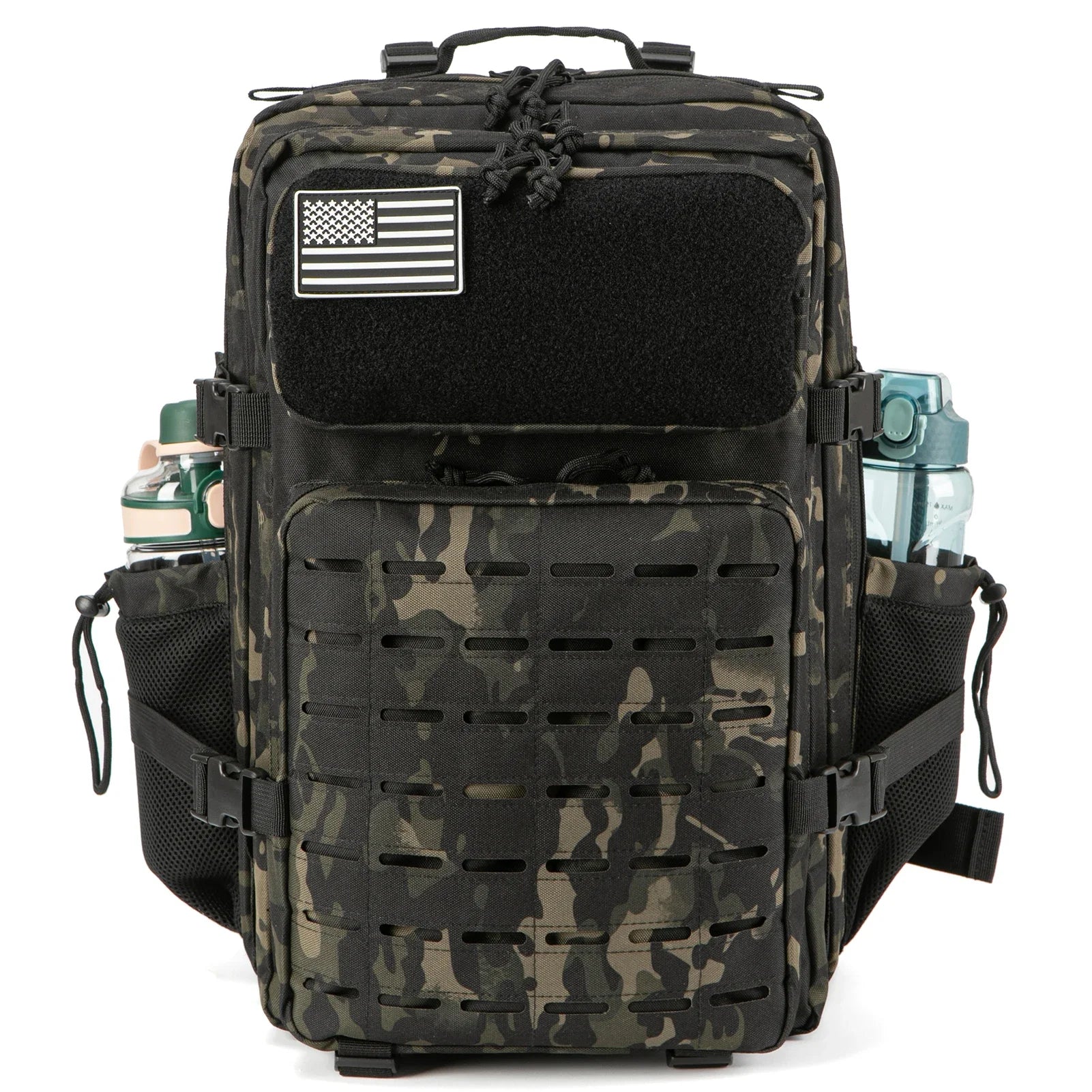 45L Tactical Backpack survival camping equipment back pack Outdoor Hiking Backpacks Witch Bottle Holder Rucksack bags for women