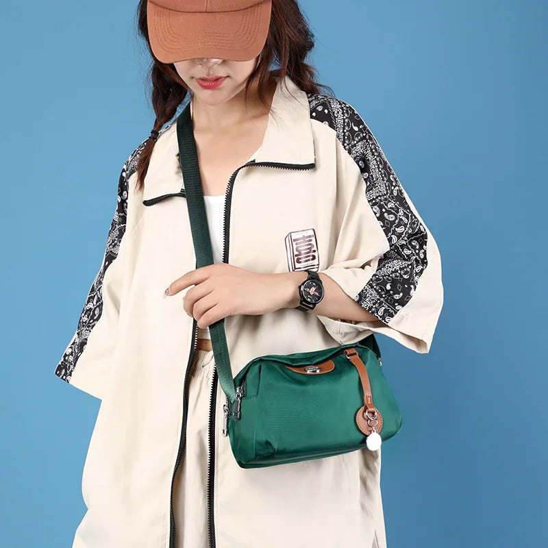 Women's Waterproof Nylon Crossbody Bag Ladies Luxury Designer Large Capacity Handbags Purse Female Casual Shoulder Pillow Bags
