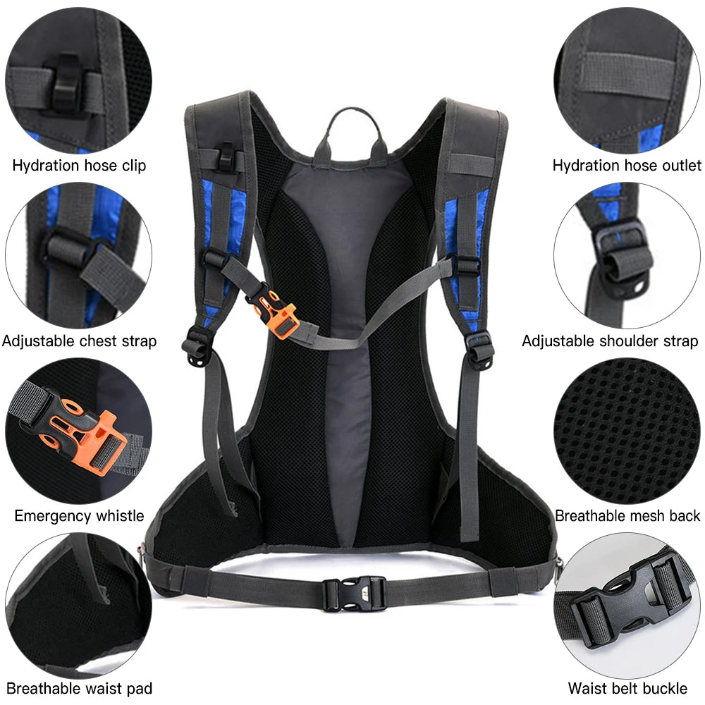 Climbing Backpack Lightweight 10L Outdoor Sports Bag Travel Rucksack Camping Hiking Backpack Women Trekking Bag For Men