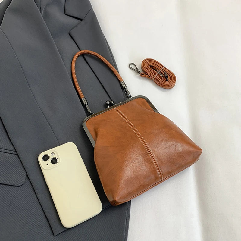 Women's Handbag Crossbody Shoulder Bags Evening Party Totes Makeup Wallet New Fashion Vintage Soft Leather Cosmetic Bag Purse