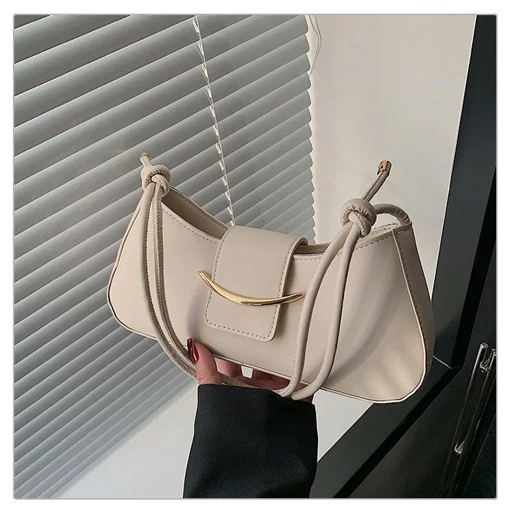 Fashion PU Leather Tote Bag, Stylish Single Handbags Shoulder Underarm Bag, Stylish Simple Cross Body Bags for Women Daily Use