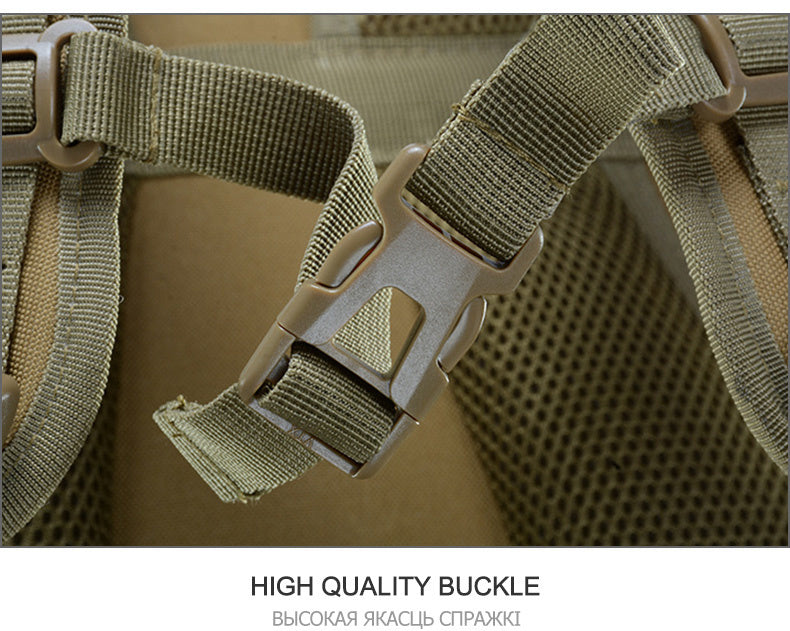 40L Tactical Backpack for Men Camping Hiking Backpacks Reflective Outdoor Travel Bags Survival Molle Climbing Rucksack Bag