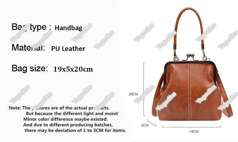 Women's Handbag Crossbody Shoulder Bags Evening Party Totes Makeup Wallet New Fashion Vintage Soft Leather Cosmetic Bag Purse