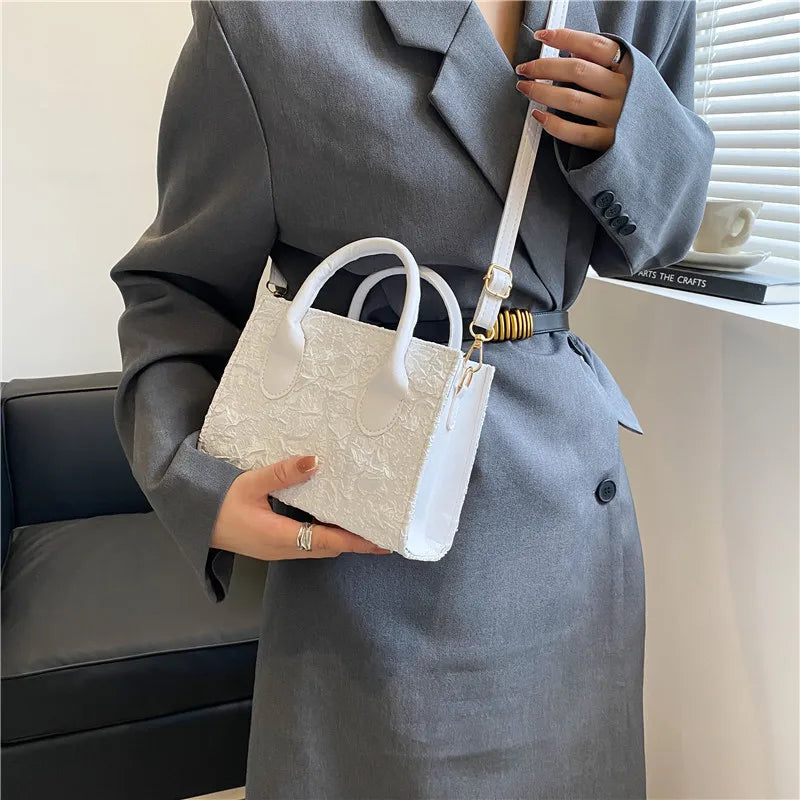 Luxury Design Mini Handbags Women's Totes Fashion Ladies Large Capacity Monet's Garden Oil Painting Canvas Shoulder Shopper Bag