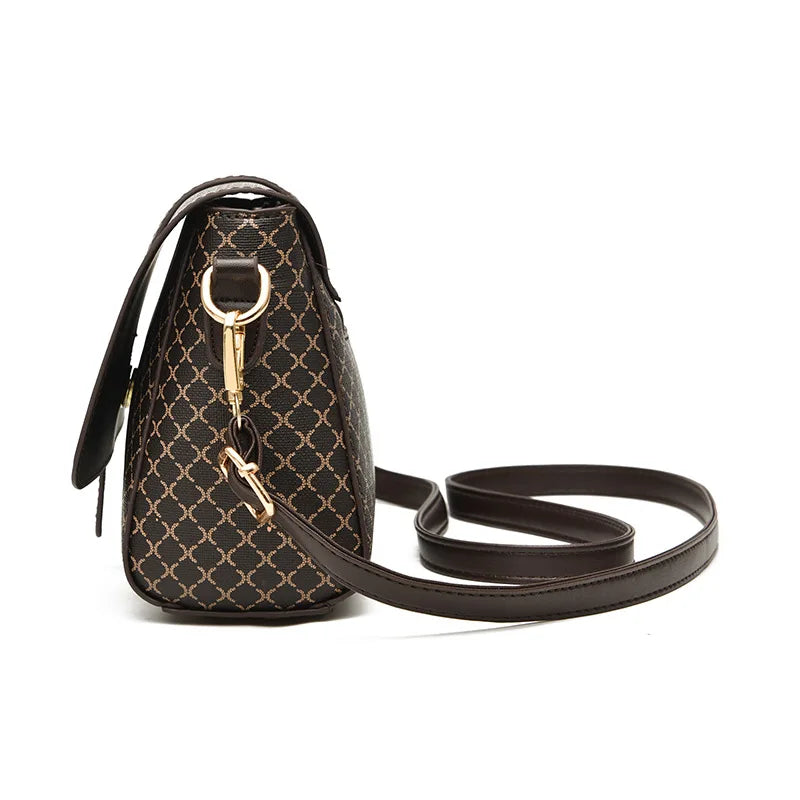 Fashion Bucket Bag Women Luxury Designer Shoulder Crossbody Bag Ladies Small Handbag Retro PU Leather Shopping Totes