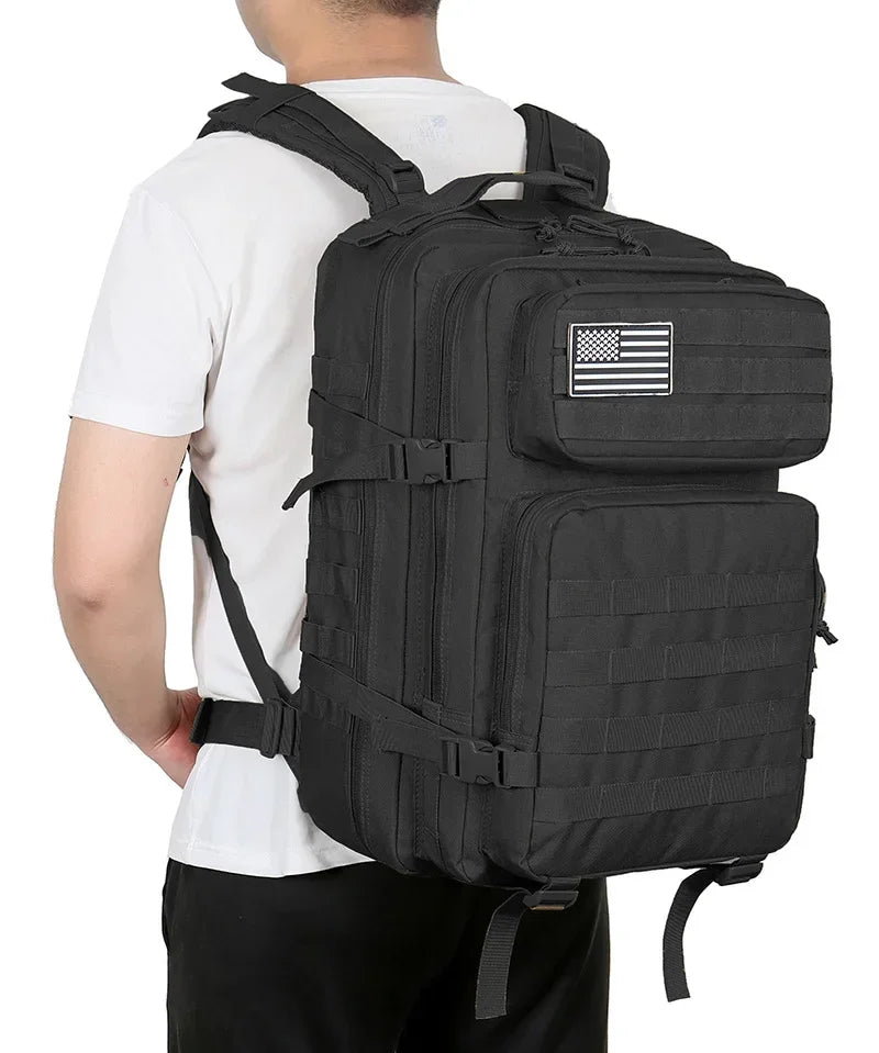 45L GYM Fitness Style Backpacks for men/women Outdoor Tactical Training Molle Survival Bag Hiking Trekking Rucksack