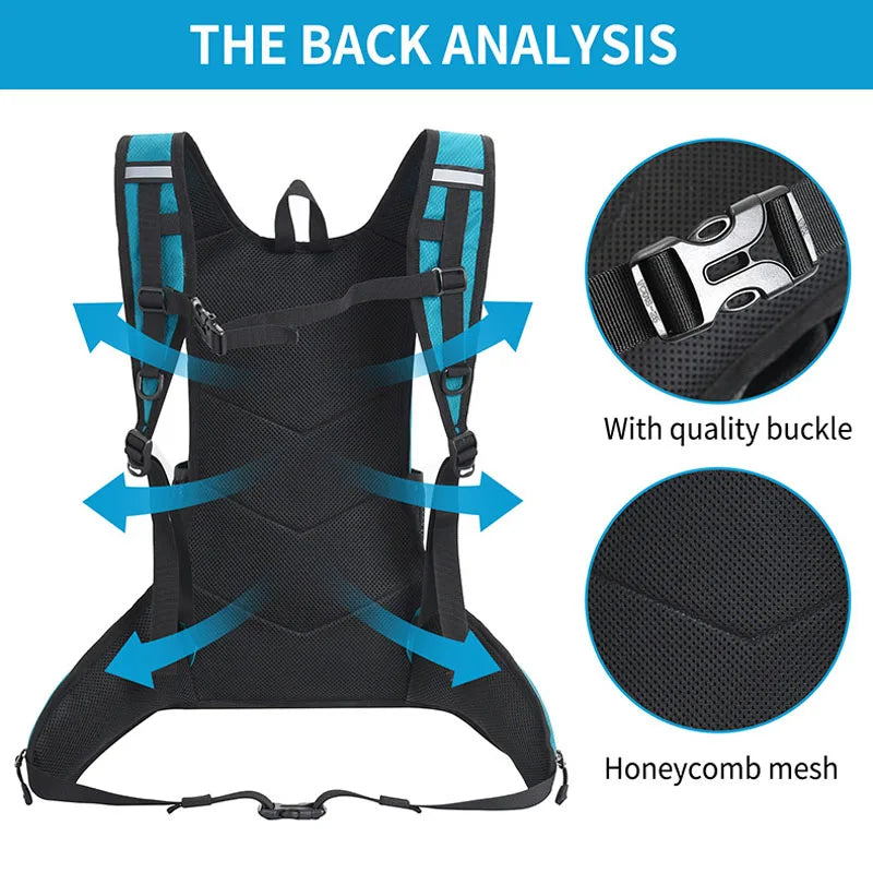 Cycling Lightweight Hydration Backpack Outdoor Sport Hiking Camping Climbing Mountaineering Rucksack Travel Water Daypack Vest