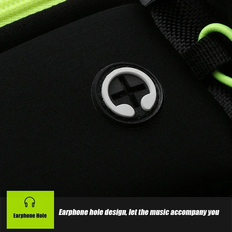 Trail Running Waist Pack For Man/Woman Marathon Phone Water Bottle Sports Fanny Pack Fitness Dual Pocket Running Belt Waist Bag