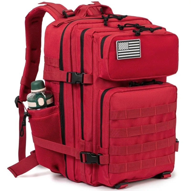 45L Tactical Backpack survival camping equipment back pack Outdoor Hiking Backpacks Witch Bottle Holder Rucksack bags for women