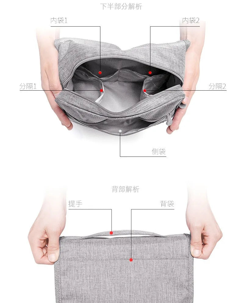 High Quality Women Makeup Bags Travel Cosmetic Bag Toiletries Organizer Waterproof Storage Neceser Hanging Bathroom Wash Bag