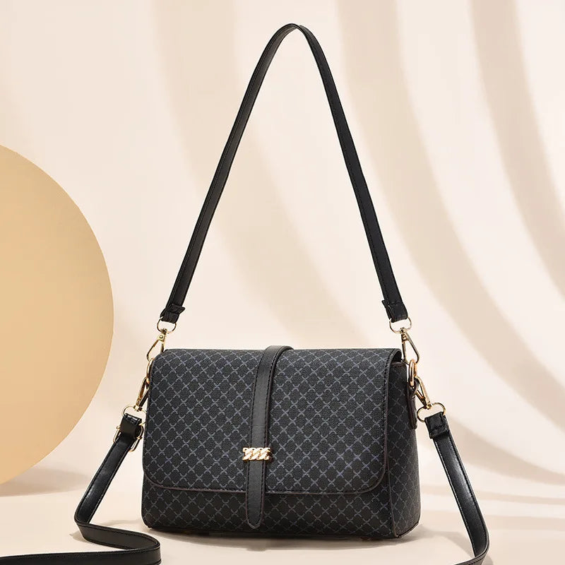 Fashion Bucket Bag Women Luxury Designer Shoulder Crossbody Bag Ladies Small Handbag Retro PU Leather Shopping Totes