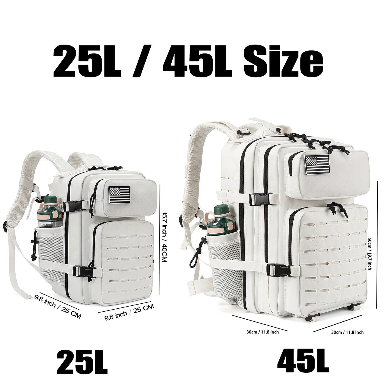 25L / 45L Hiking Backpack, suitable for camping, fishing, and sports scenarios, and also ideal for daily use, fitness and travel