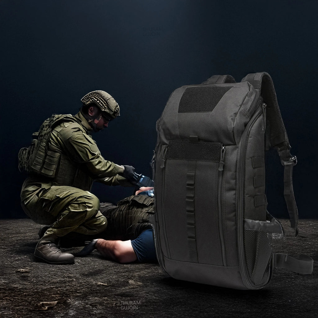 First Aid Kit 40L Waterproof Tactical Medical Backpack First Aid Bag for Hiking Trekking Hunting Fishing Camping Outdoor Sports