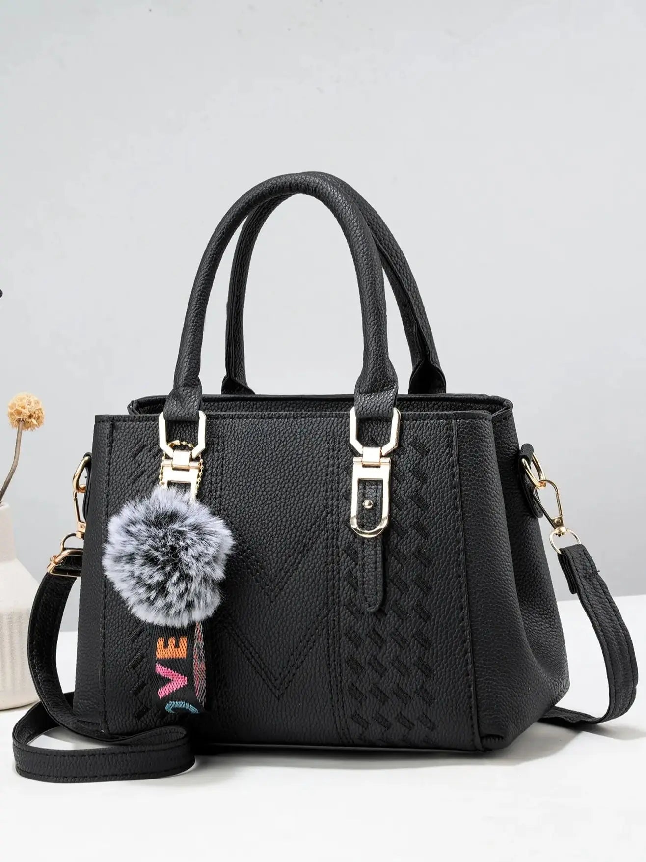 PU leather women's handbag, women's retro wallet, crossbody bag, Boston single shoulder crossbody bag