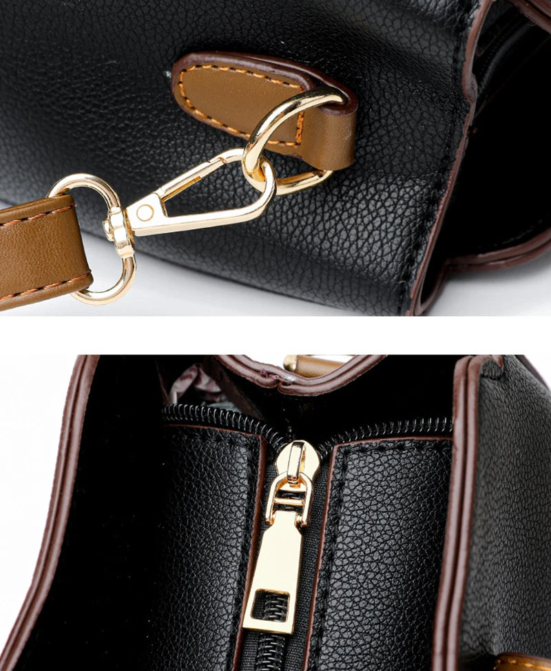 Small Bucket Shoulder Bags For Women Luxury Designer PU Leather Messenger Crossbody Bags Ladies Casual Solid Color Purse Handbag