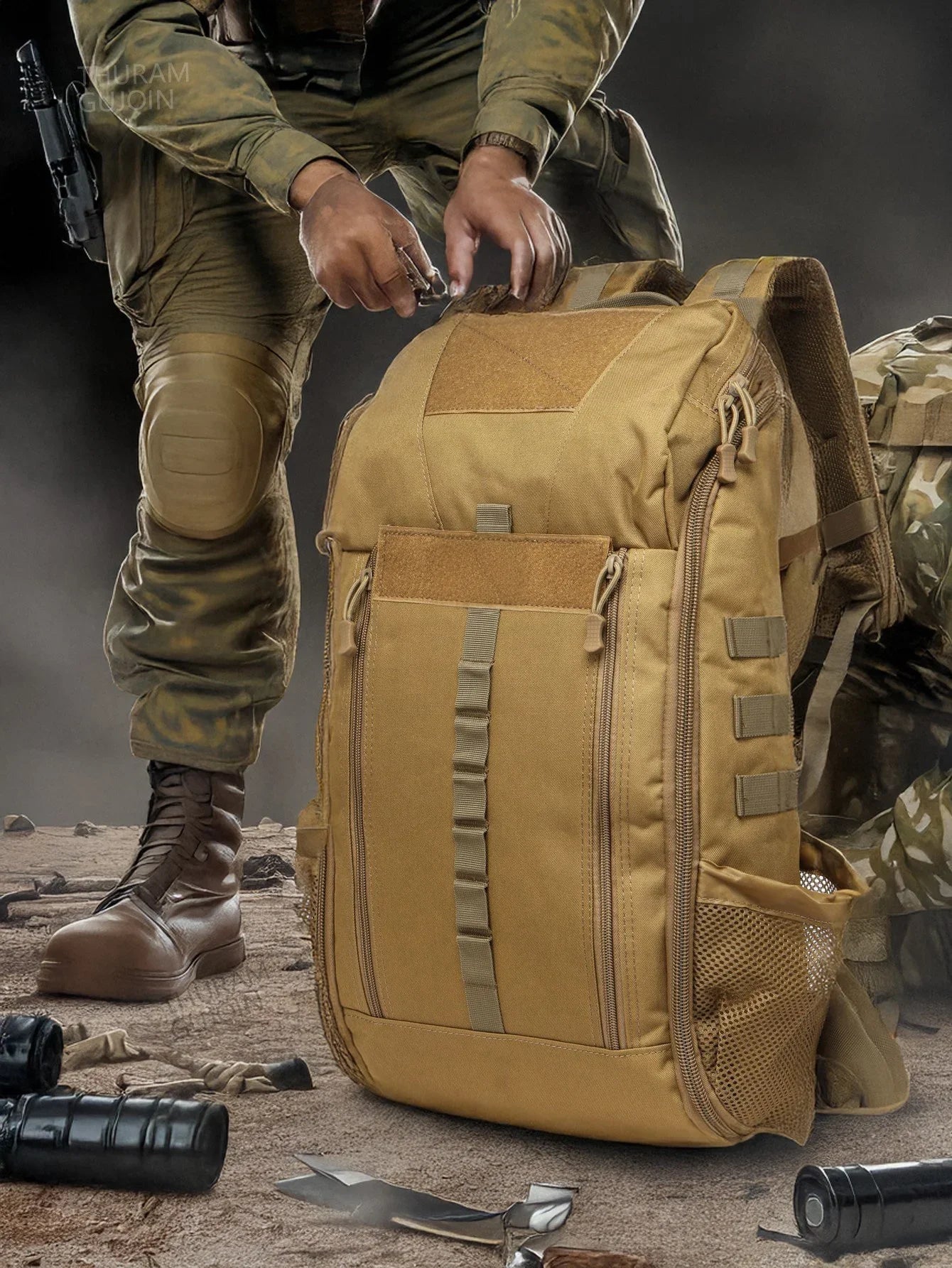 First Aid Kit 40L Waterproof Tactical Medical Backpack First Aid Bag for Hiking Trekking Hunting Fishing Camping Outdoor Sports