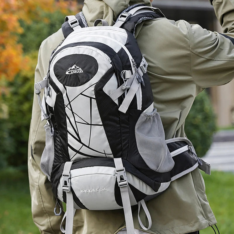 Climbing Camping Backpack Sports Travel Duffel Bag for Men Women with Shoes Outdoor Hikking Cycling Rucksack Luggage Storage Bag