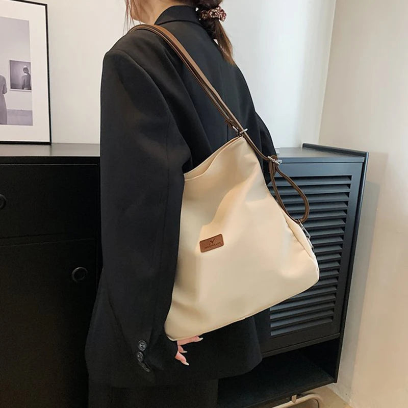 Designer Nylon Women's Casual Travel Backpack Trendy Top-Handle Shoulder Crossbody Bag Luxury Handbags Female Purse