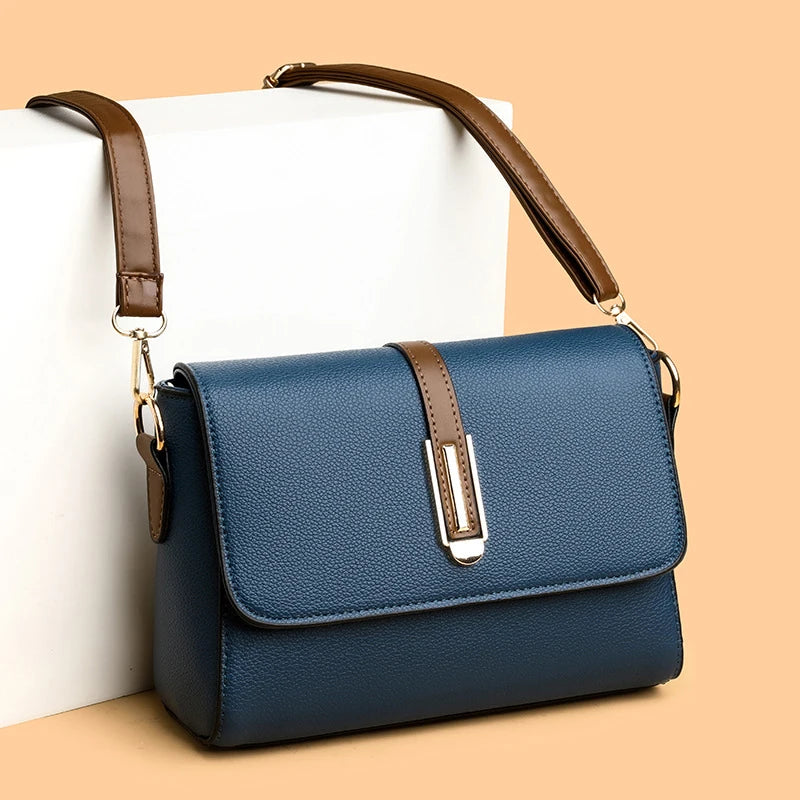 Women Shoulder Bags Ladies Messenger Crossbody Flip Purses Handbags Single Thin Adjustable Shoulder Strap Square Horizontal Bag