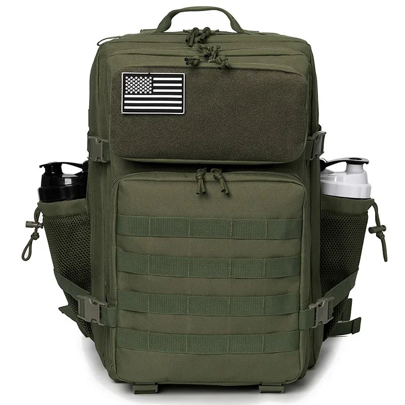 45L Tactical Backpack survival camping equipment back pack Outdoor Hiking Backpacks Witch Bottle Holder Rucksack bags for women