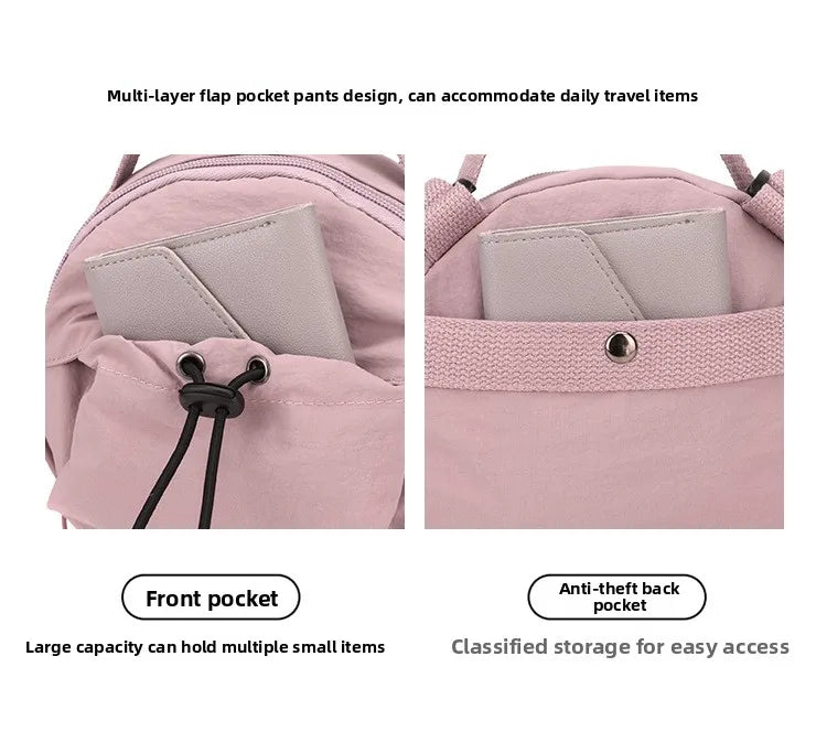Thickened Waterproof Round Handbag, Single Shoulder Messenger Bag, Versatile Fashion Cross Body Phone Purse Pouch for Going Out