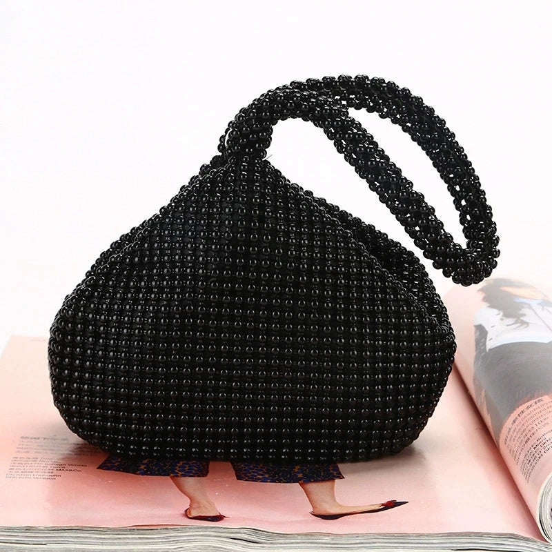 Mini Glitter Rhinestone Clutch, Elegant Sparkle Clutch Purse Women Handbag & Wrist Purse for Carnaval Wedding Music Festival