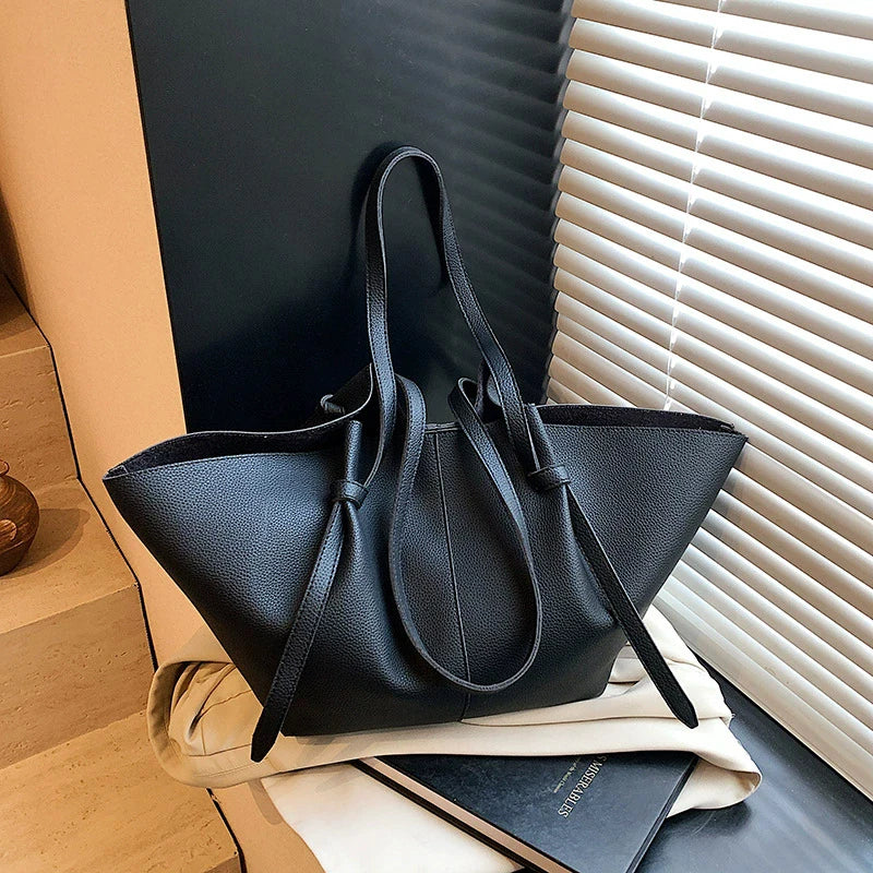 Brand Designer Bucket Shoulder Bags For Women Soft PU Leather Big Capacity Shopper Tote Set Luxury Designer Handbags
