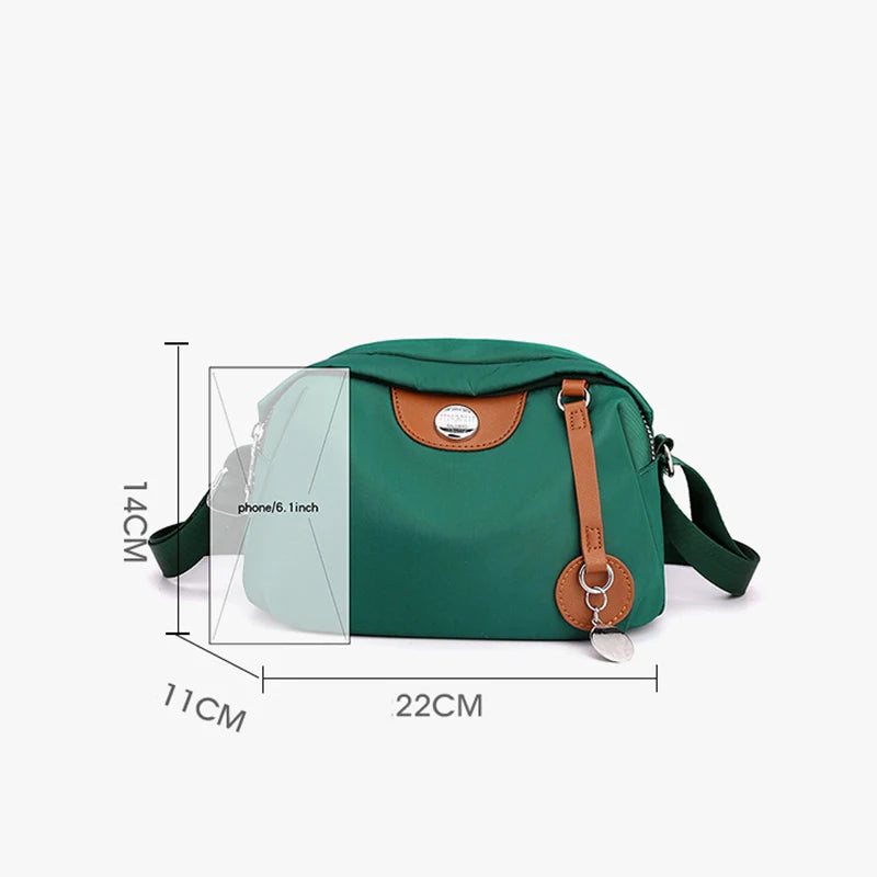 Women's Waterproof Nylon Crossbody Bag Ladies Luxury Designer Large Capacity Handbags Purse Female Casual Shoulder Pillow Bags