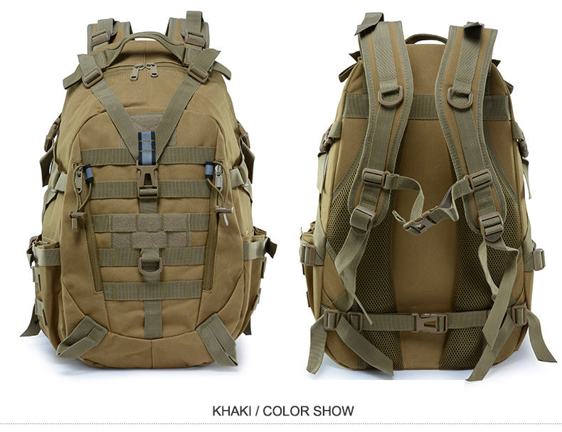 40L Tactical Backpack for Men Camping Hiking Backpacks Reflective Outdoor Travel Bags Survival Molle Climbing Rucksack Bag
