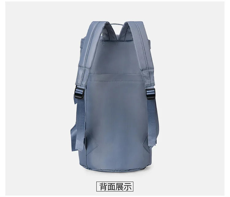 New fitness sport crossbody bag unisex backpack business trip large capacity short travel bag dry and wet separation luggage bag