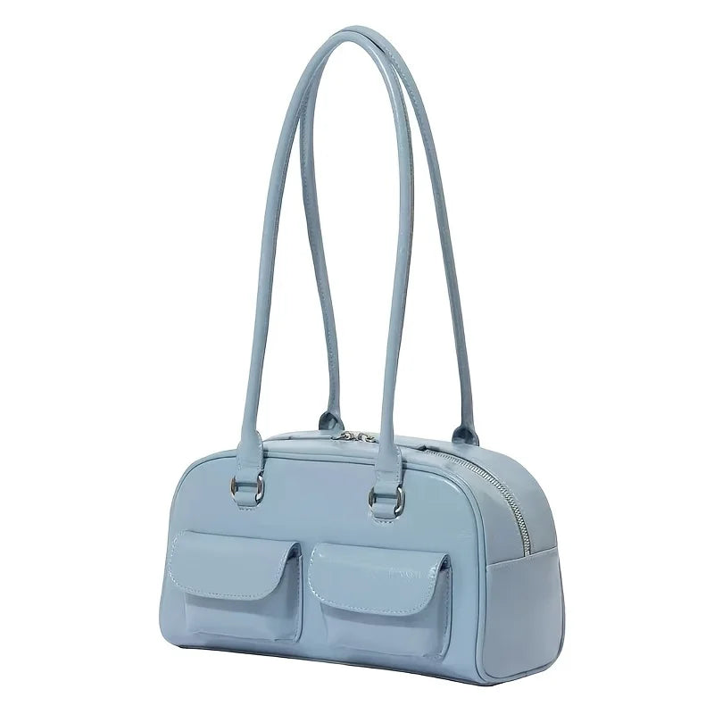 Fashion Armpit Bag, High- Value Versatile Handbag Niche Design Women Tote Shoulder Bag, Retro Pu Leather Purses and Handbags